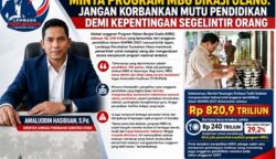 Lembaga Perubahan Sumut Minta Program MBG Dikaji Ulang: Jangan Korbankan Mutu Pendidikan Demi Kepentingan Segelintir Orang