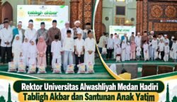 Rektor Universitas Alwashliyah Medan Hadiri Tabligh Akbar IPHI Sumut, Pererat Silaturahmi Pasca-Muktamar VIII