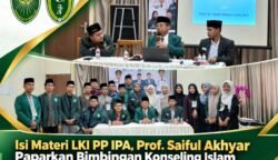 Isi Materi LKI PP IPA, Prof. Saiful Akhyar Paparkan Bimbingan Konseling Islam dan Penguatan Kader
