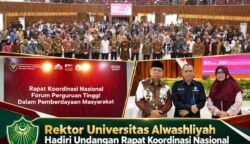 Rektor Universitas Alwashliyah Hadiri Undangan Rapat Koordinasi Nasional Forum Perguruan Tinggi Dalam Pemberdayaan Masyarakat