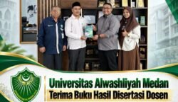 Universitas Alwashliyah Medan Terima Buku Hasil Disertasi Dosen